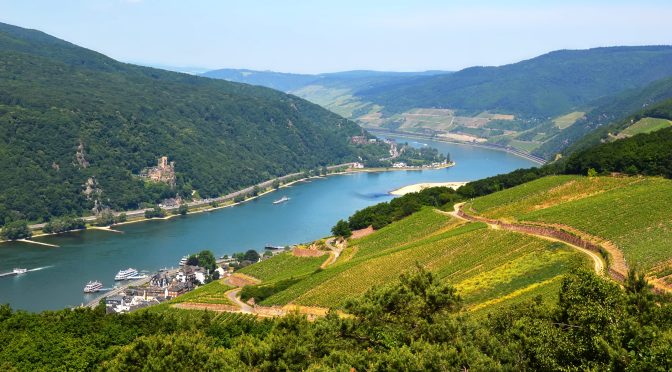 global trade river rhine water