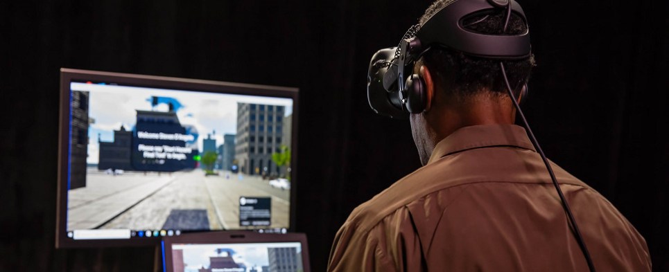 UPS using virtual reality to train drivers delivering shipments of export cargo and import cargo in international trade.